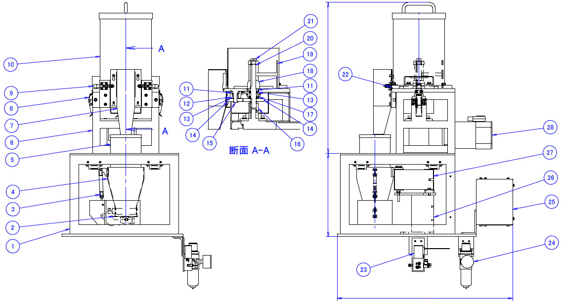̍ޗdʌvʋ@ TFP-RF-TYPE